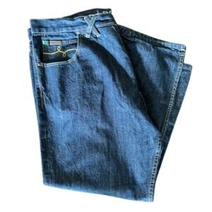 LRG 147% The Original Fit Baggy Jeans Size 42x28 Dark Wash Denim